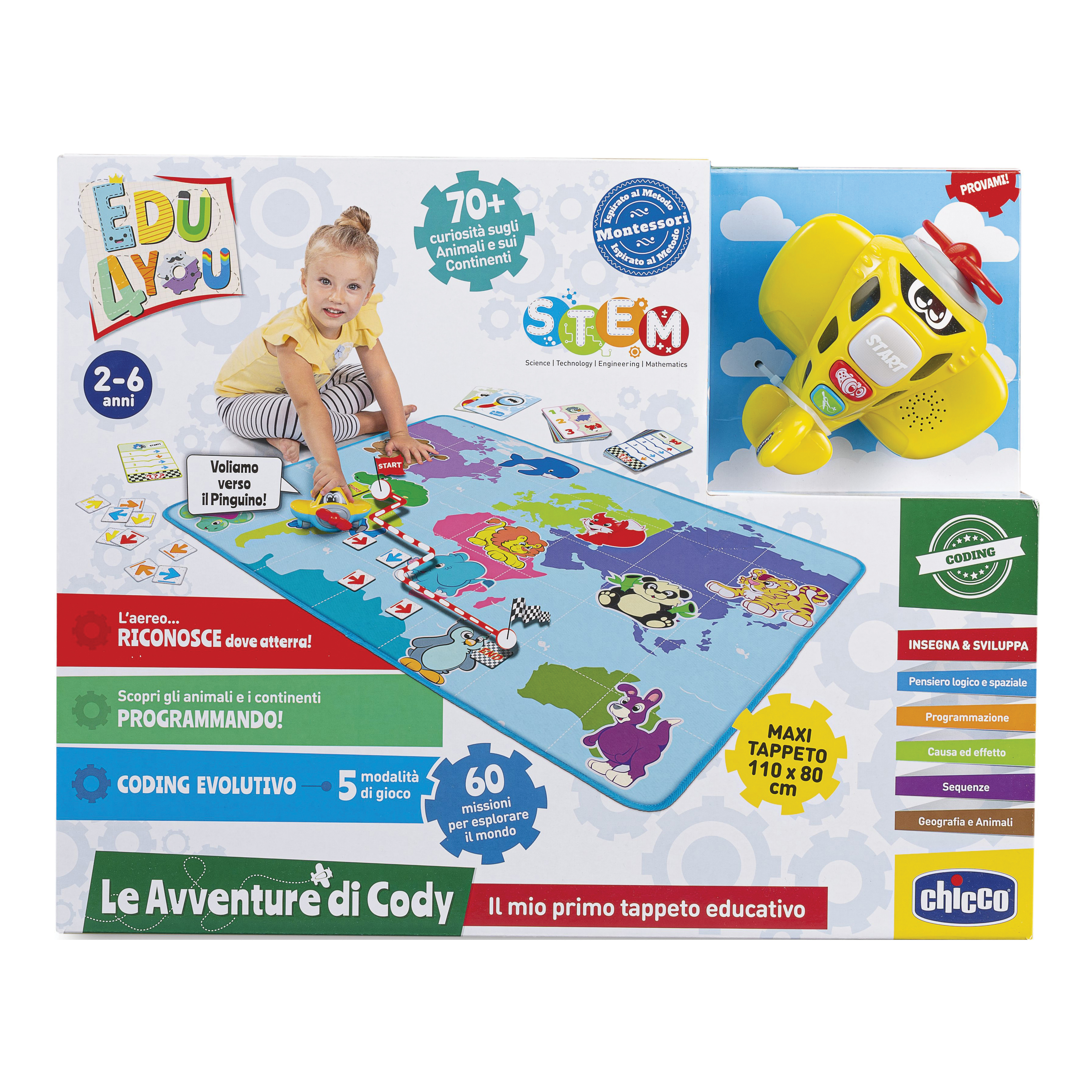 Chicco (Artsana Spa) Chicco Gioco Adventure Airlines Coding Ita