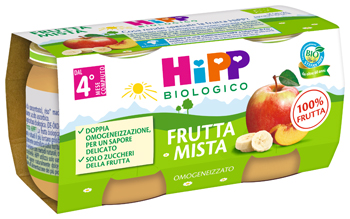 Omo hipp bio frutta mista2x80g