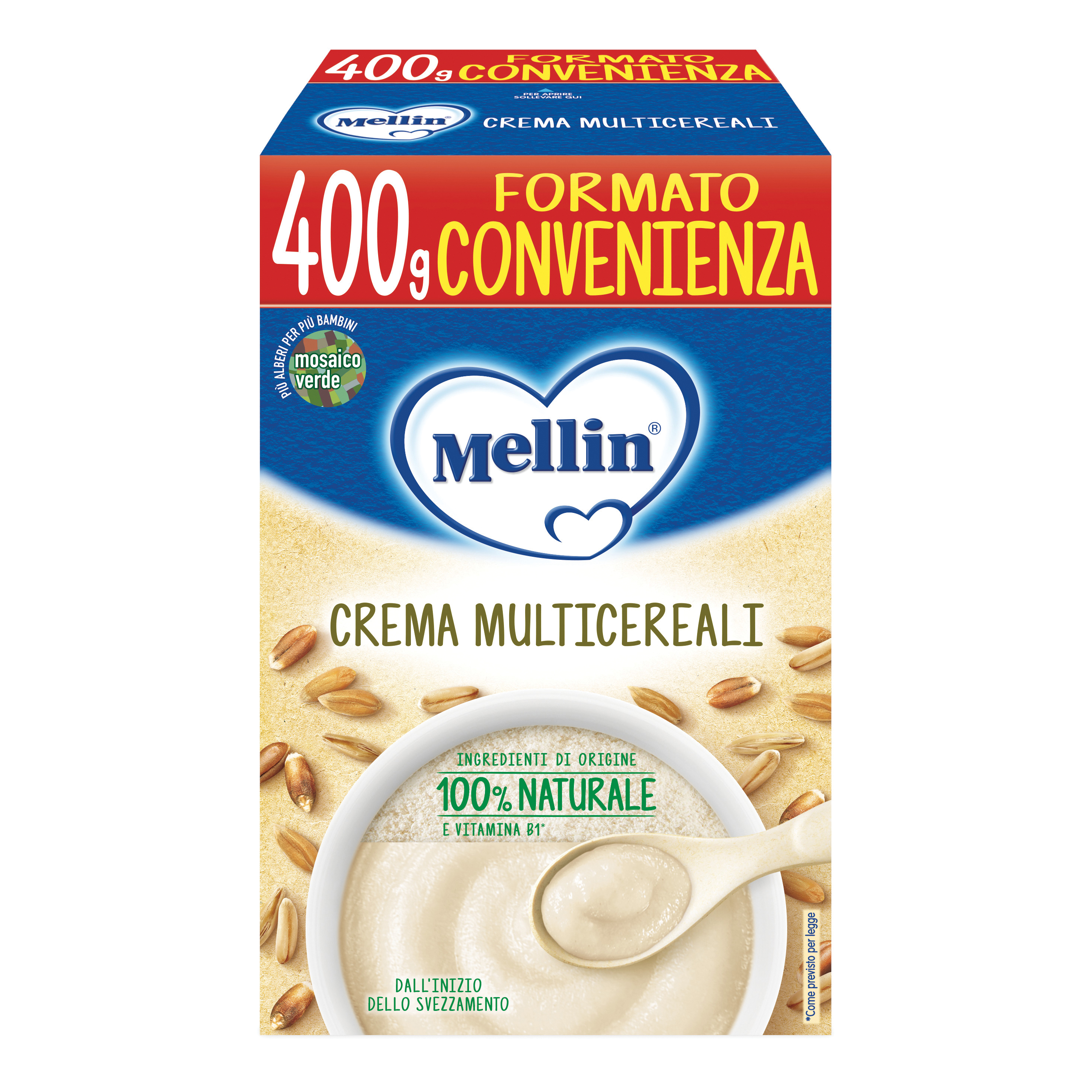 Mellin crema multicereali 400 g