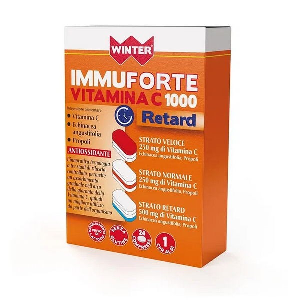 Winter immunoforte vitaminca c 1000 retard 24 compresse