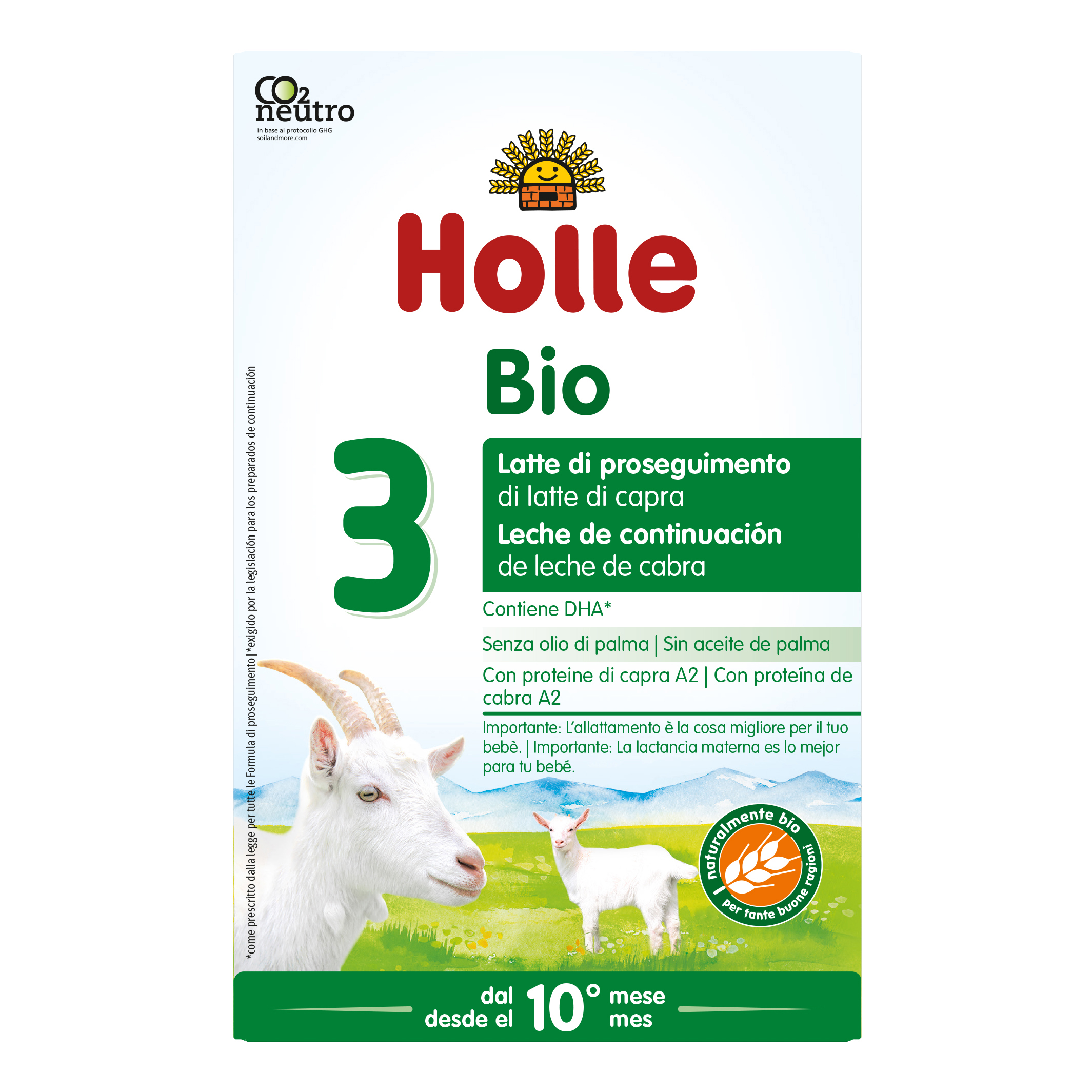 Latte capra proseguimento dai 3 ai 10 mesi 400 g