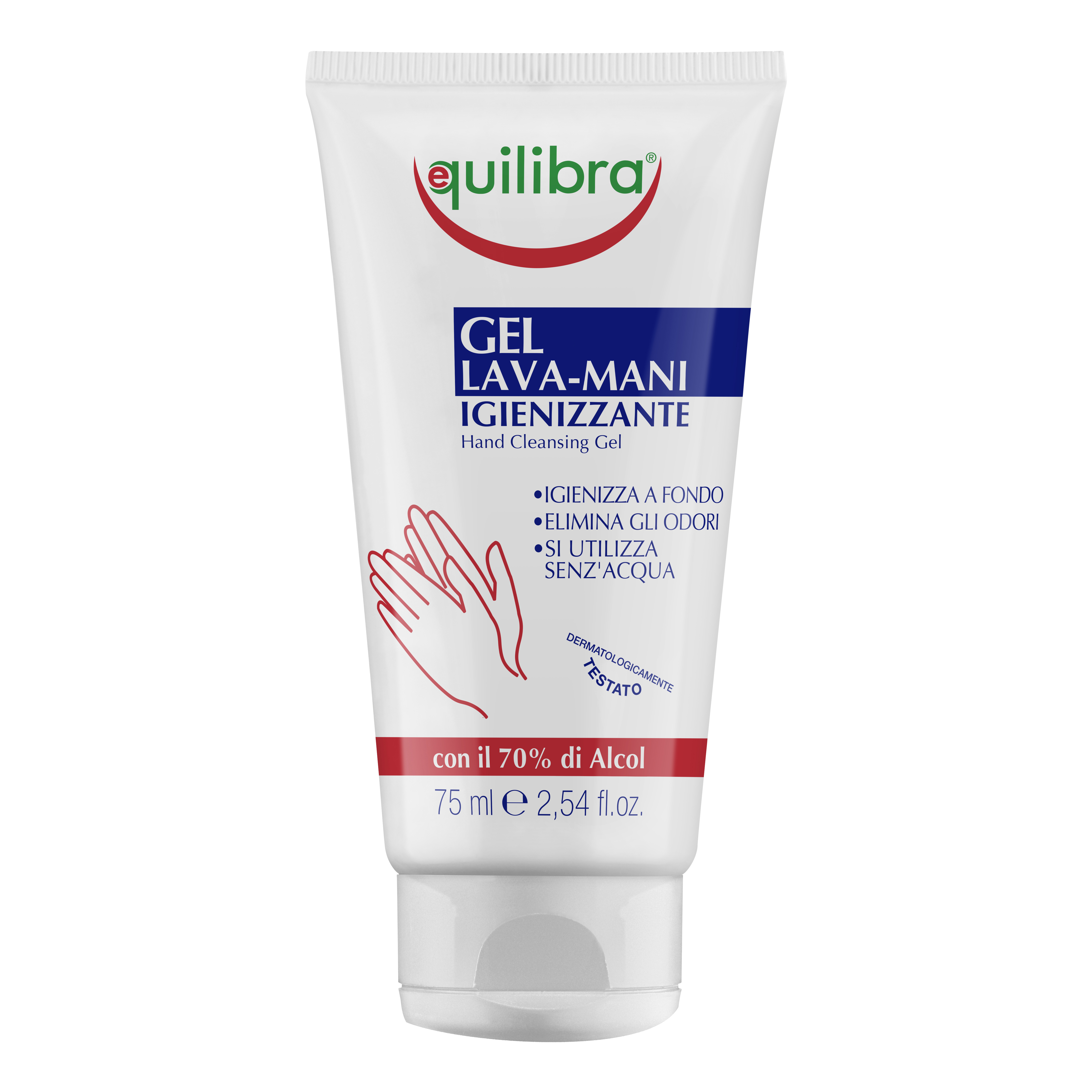 Gel igienizzante 70% 75 ml
