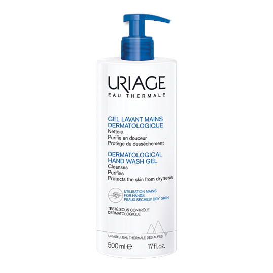 Uriage gel det.mani 500ml