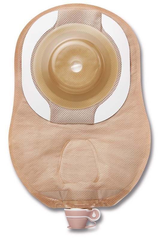 Moderma Flex Ceraplus Sacca Aperta Convessa Soft Midi Per Urostomia Trasparente B/A Ritagliabile 13-55 Mm