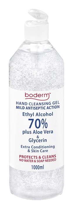Boderm hand cleansing gel 70% 1 litro