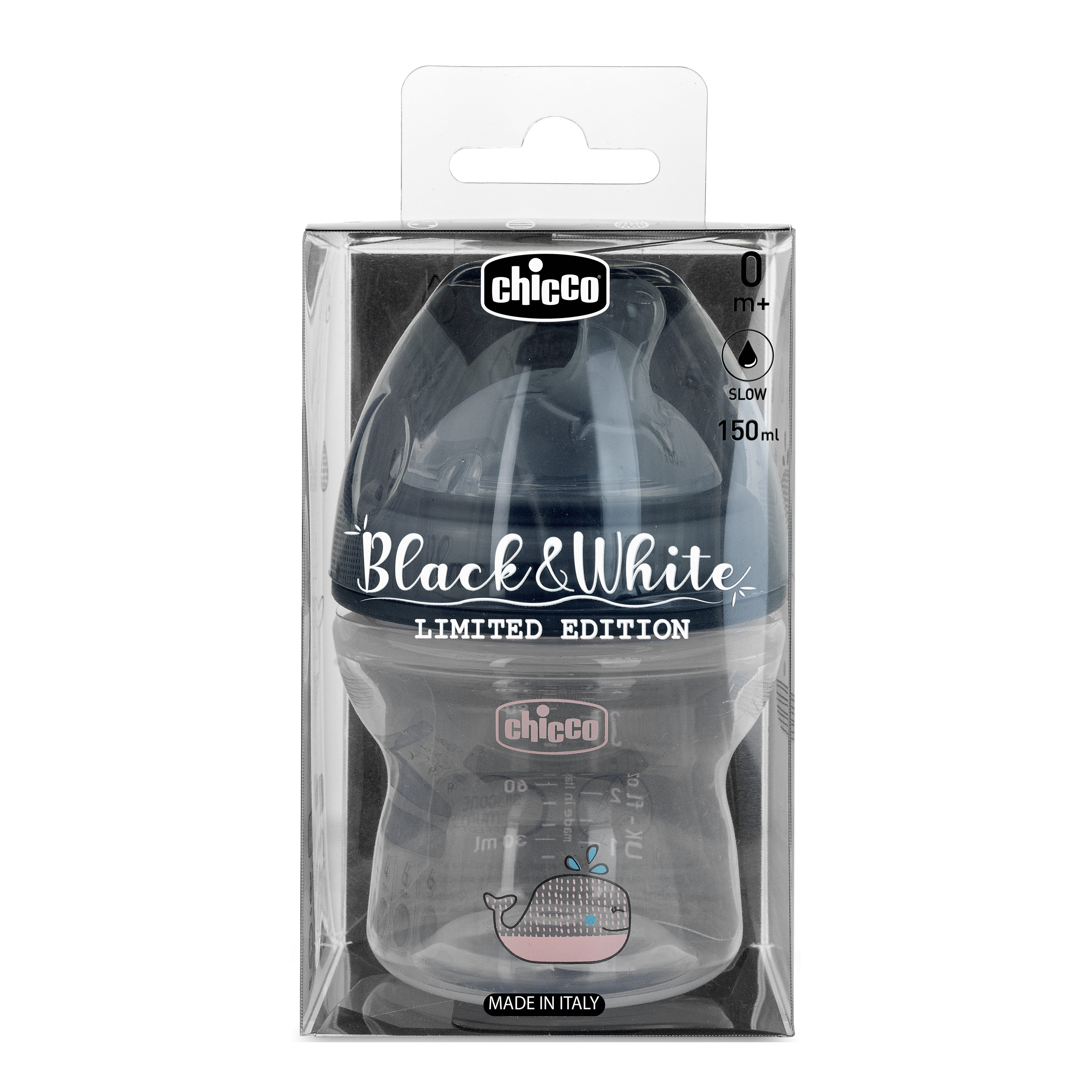 Chicco biberon nuova formula black&amp;white 150 ml