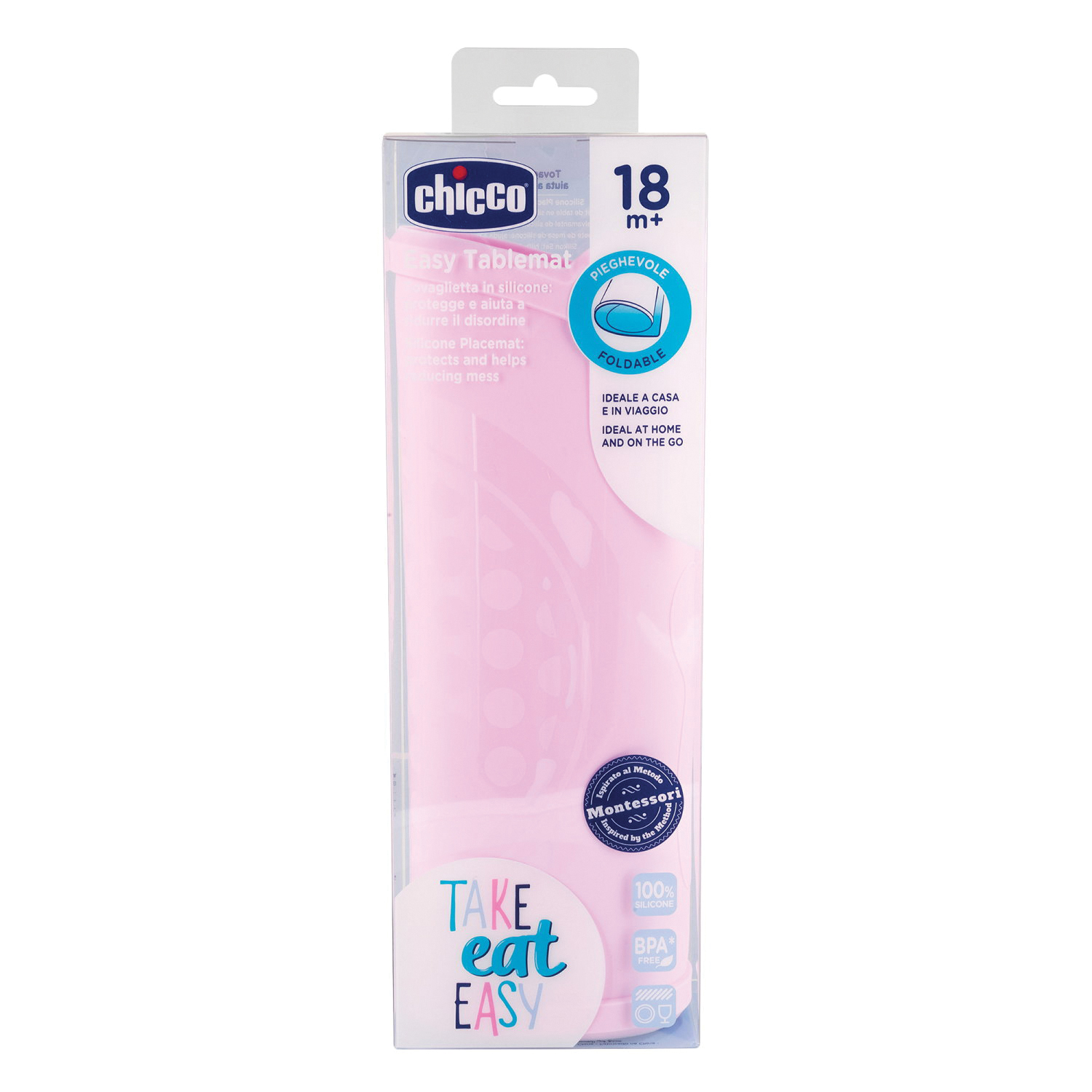 Chicco tovaglietta silicone rosa