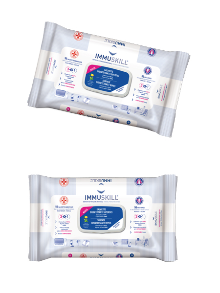 Immuskill salviette disinfettanti superfici 50 pezzi