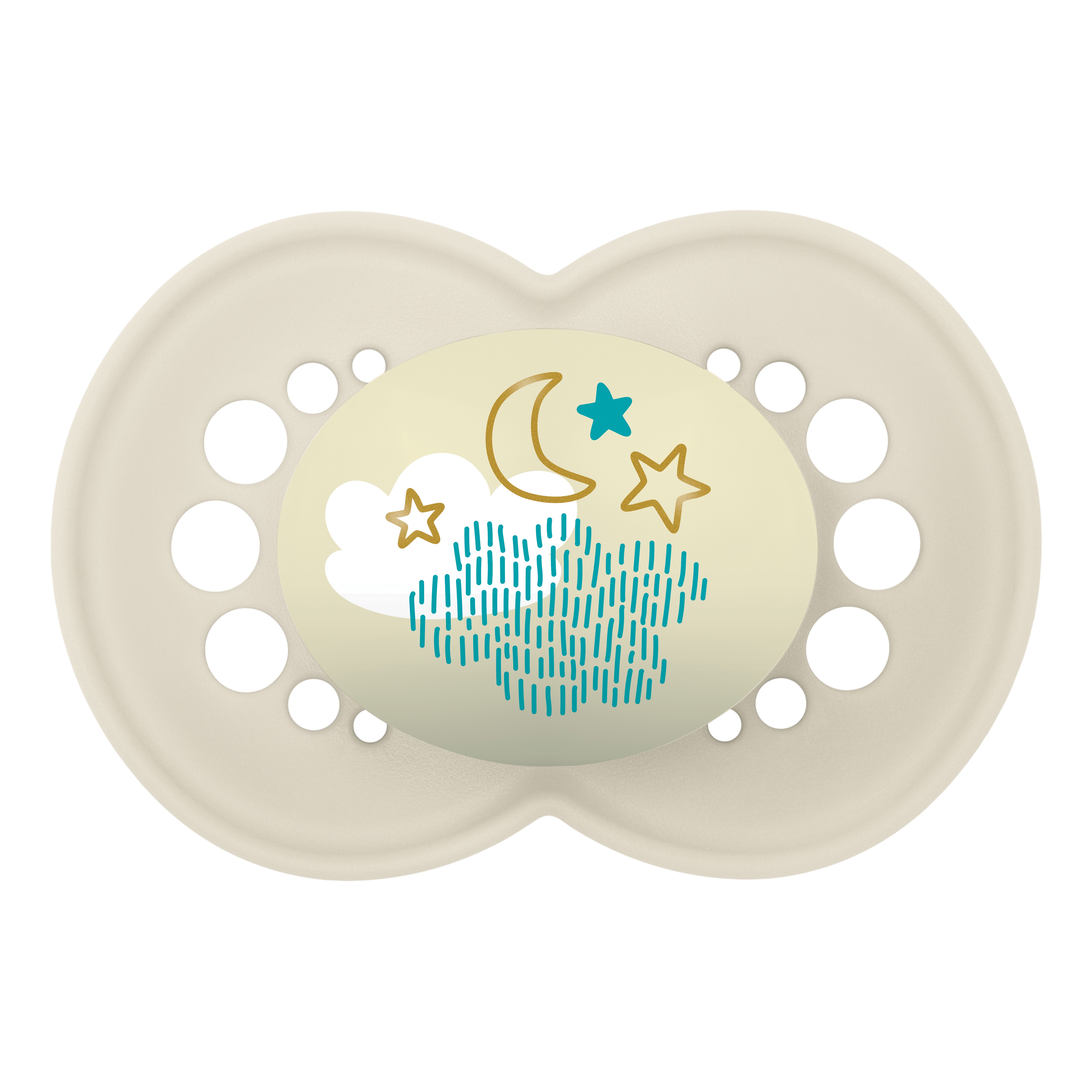 Mam Original Night - Astro Succhietto In Silicone 16+ Mesi Unisex, 2 Succhietti-image