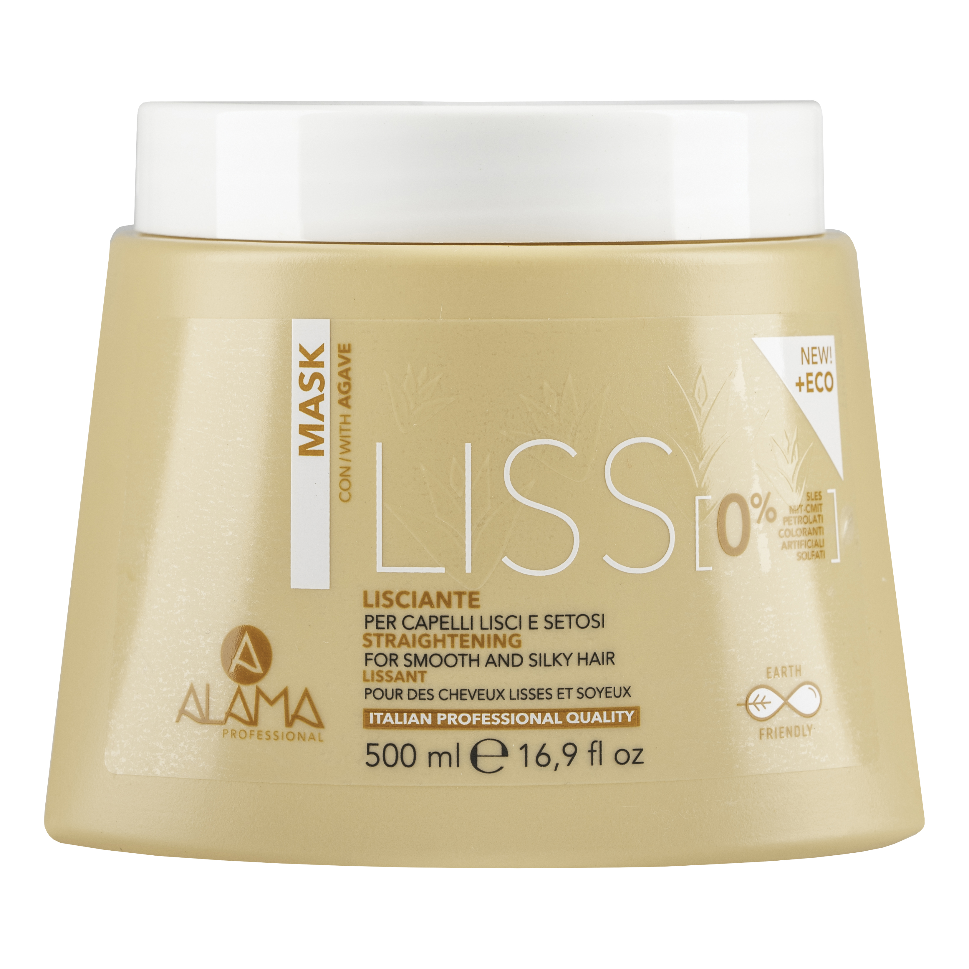 Alama maschera lisciante per capelli lisci e setosi 500 ml