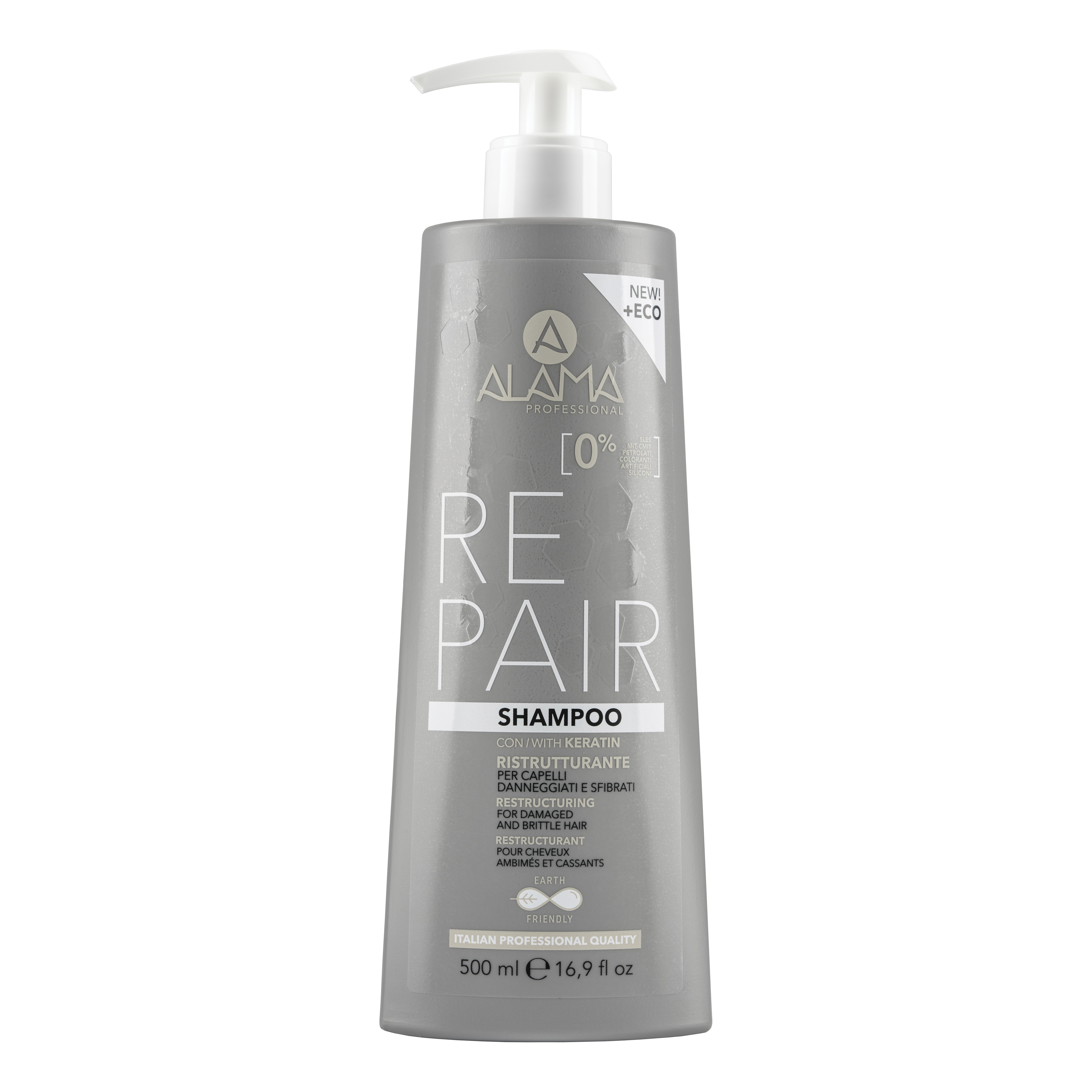 Repair - Shampoo Ristrutturante per Capelli Danneggiati e Sfibrati