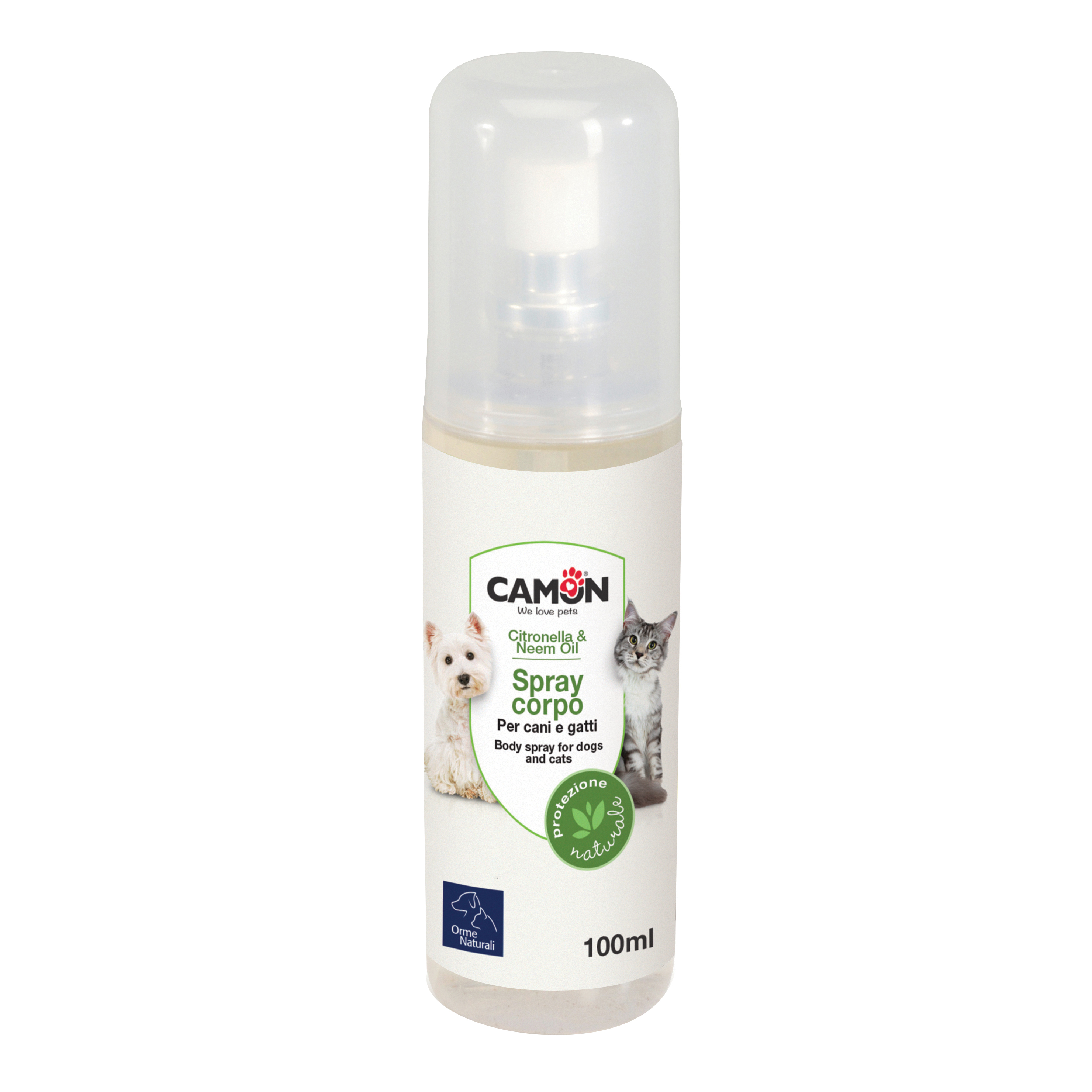 CAMON SPRAY CORPO PROTETTIVO CITRONELLA &amp; OLIO DI NEEM 100 ML