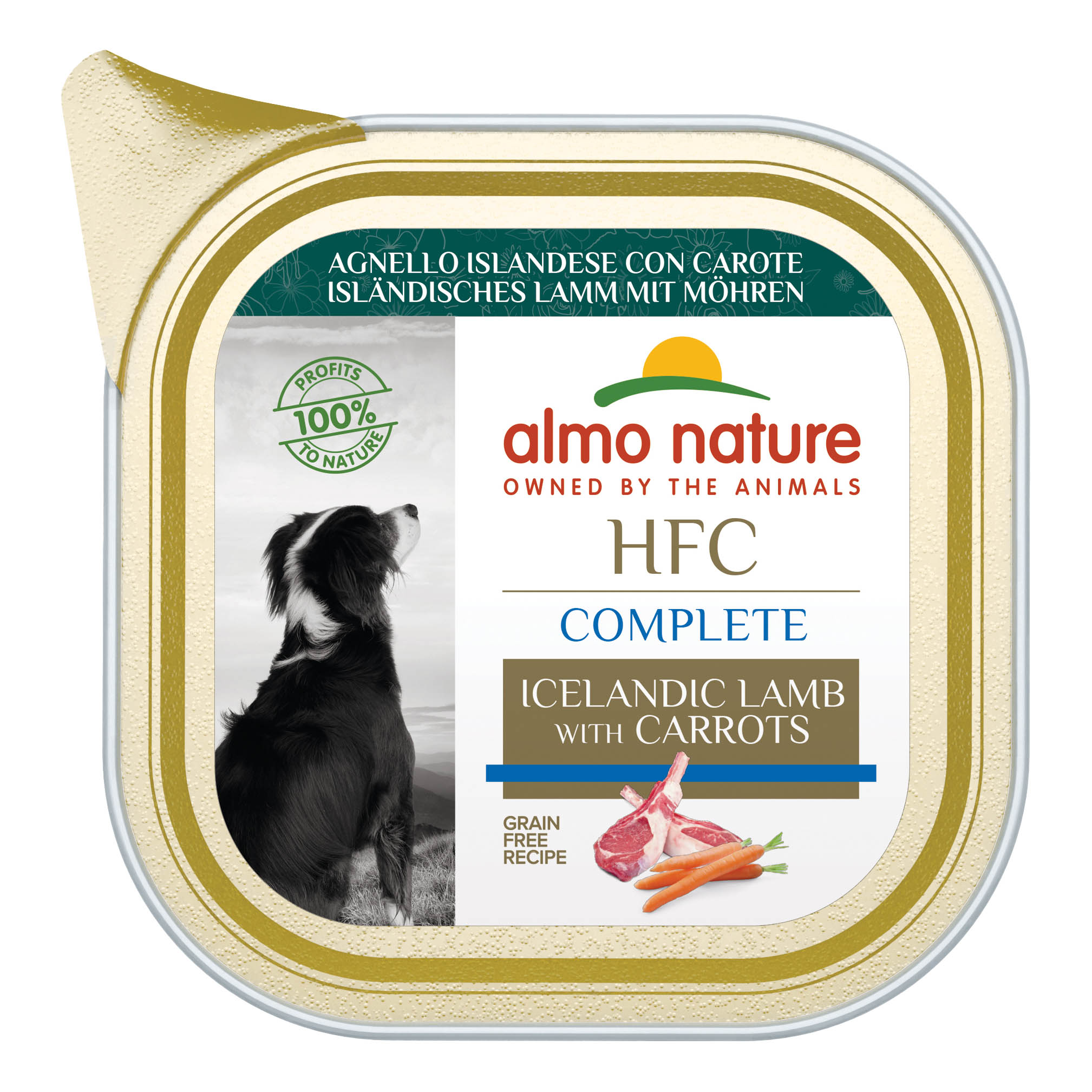 Complete agnello islandese con carote 85 g