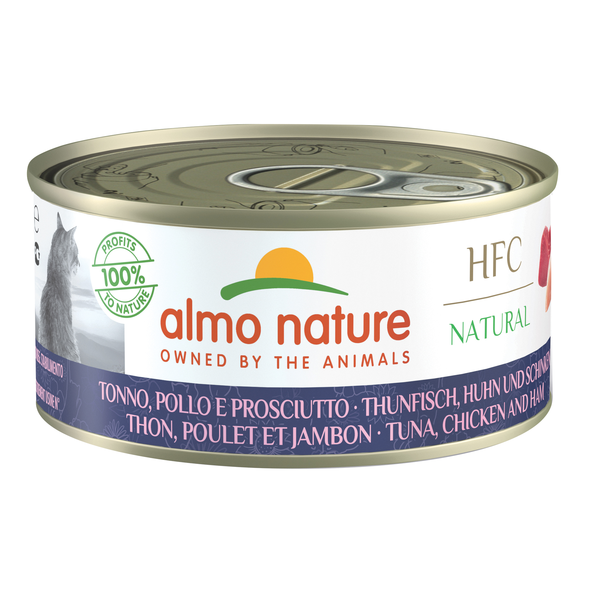 Natural tonno, pollo e prosciutto 150 g
