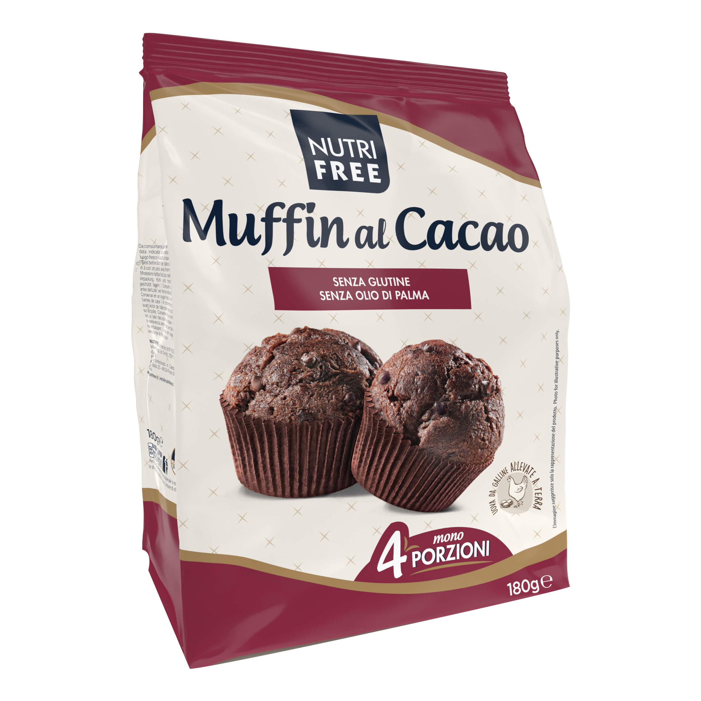 Nutrifree muffin cacao 4x45g