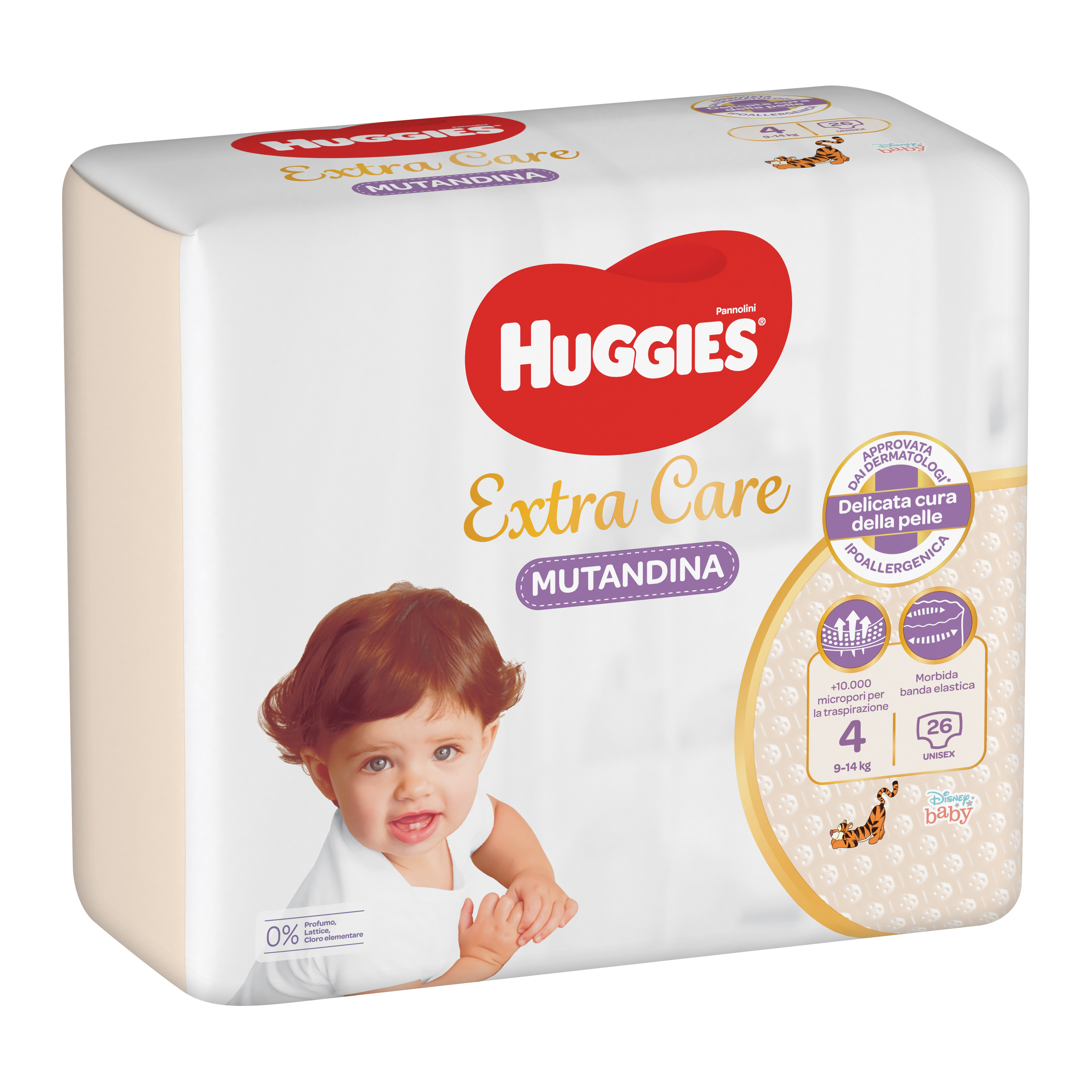 Huggies extra care mutandina base taglia 4 26 pezzi