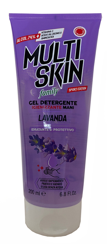 Multiskin family sport edition gel igienizzante lavanda 200 ml