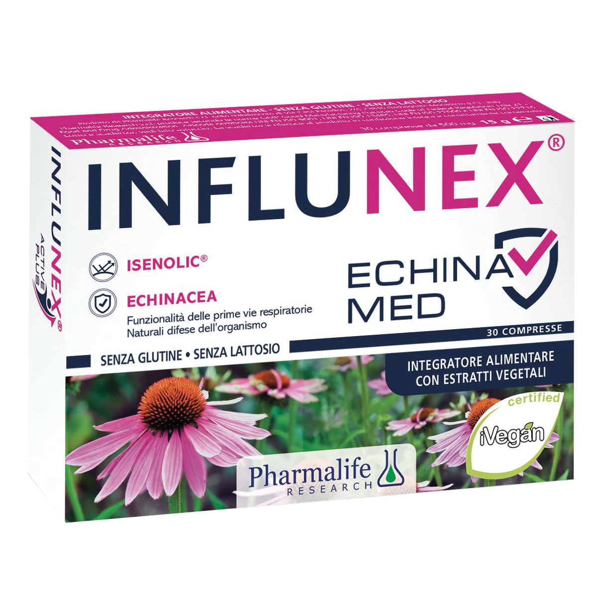 Influnex echina med 30 compresse
