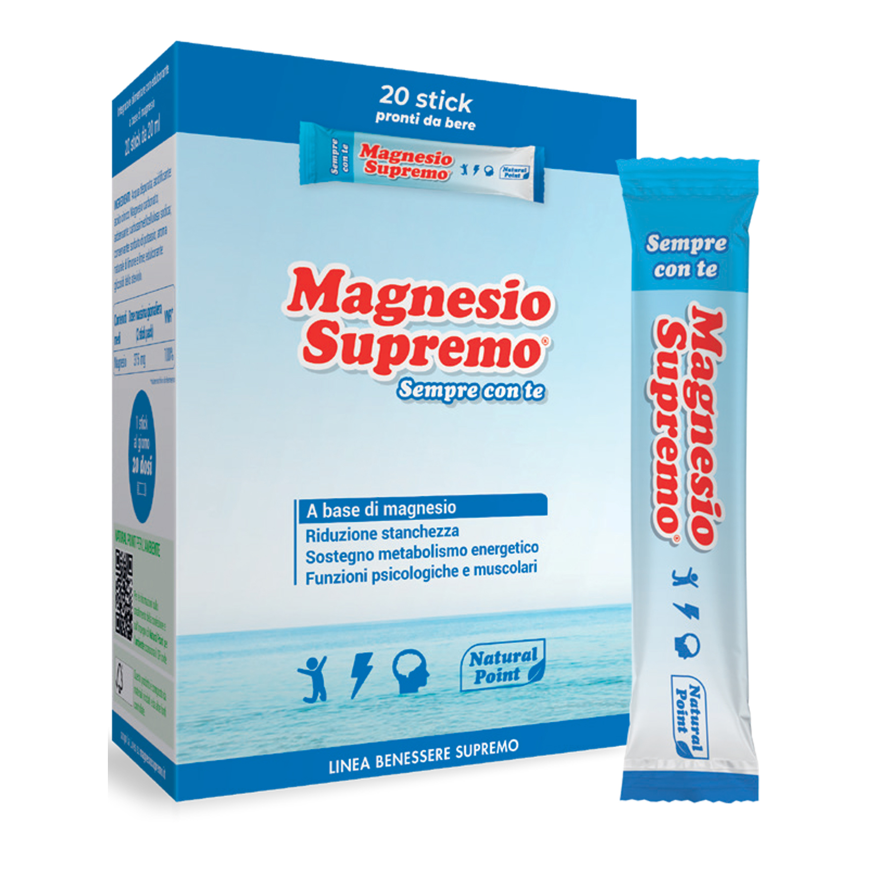 Magnesio supremo sempre con te 20 stick pack x 20 ml