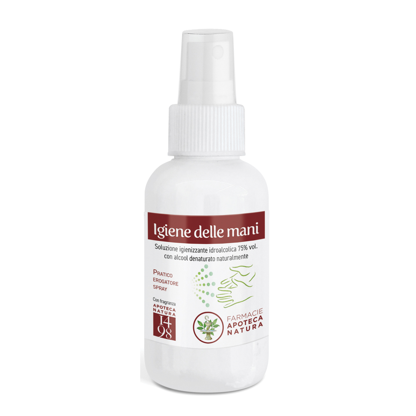 Igiene delle mani soluzione spray 100 ml