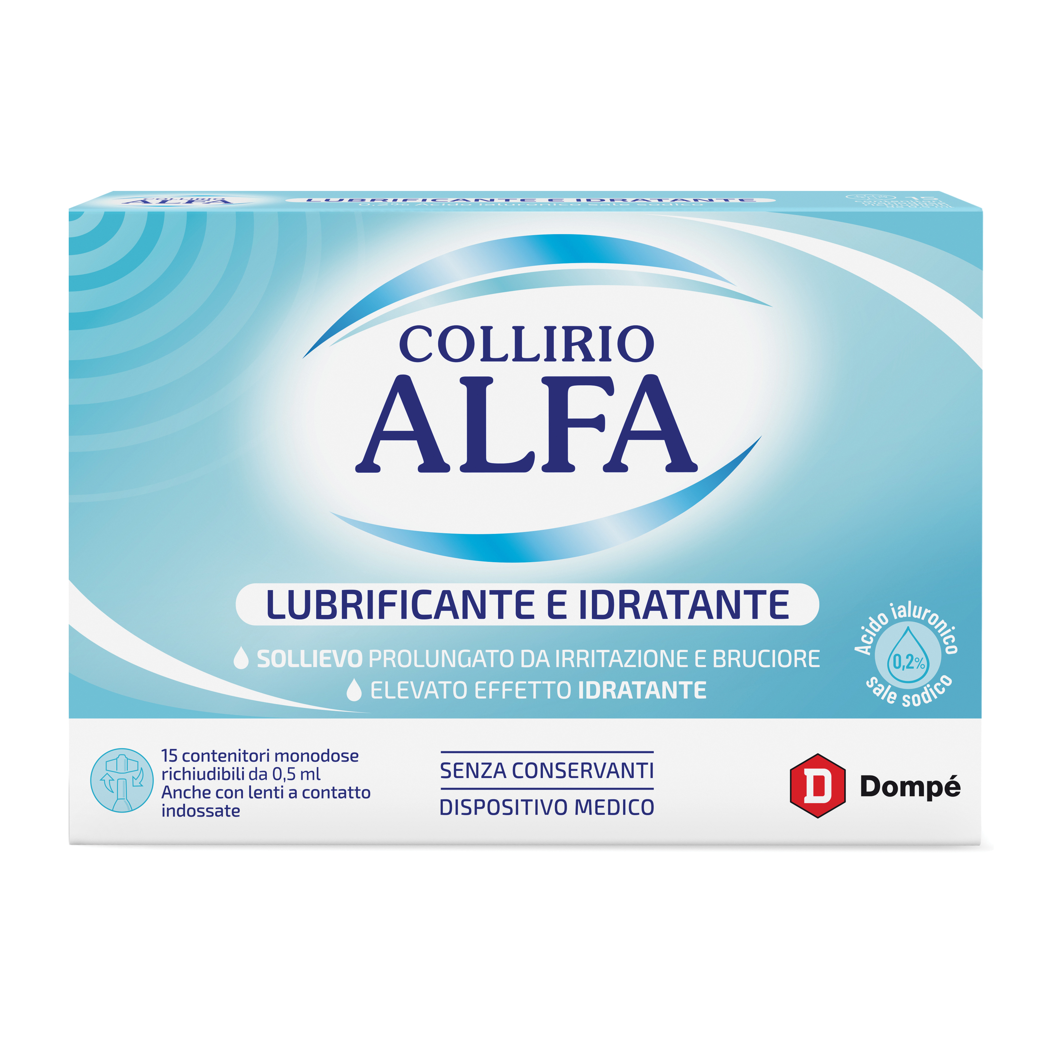 Collirio Alfa Lubrificante E Idratante 15 Fiale Monodose