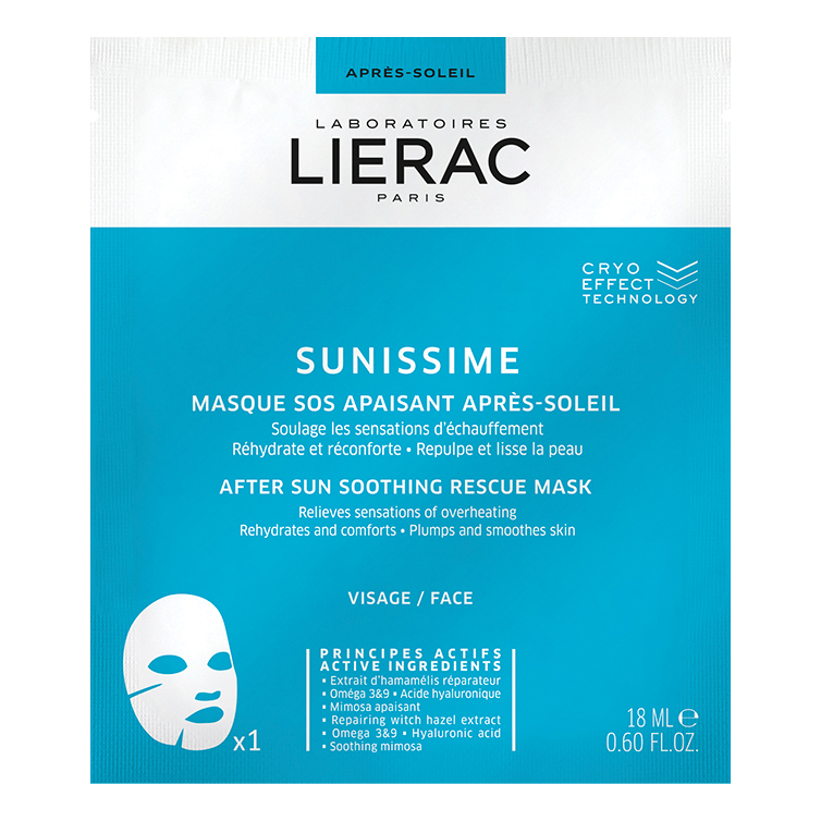Lierac sunissine maschera doposole in tessuto 18 ml