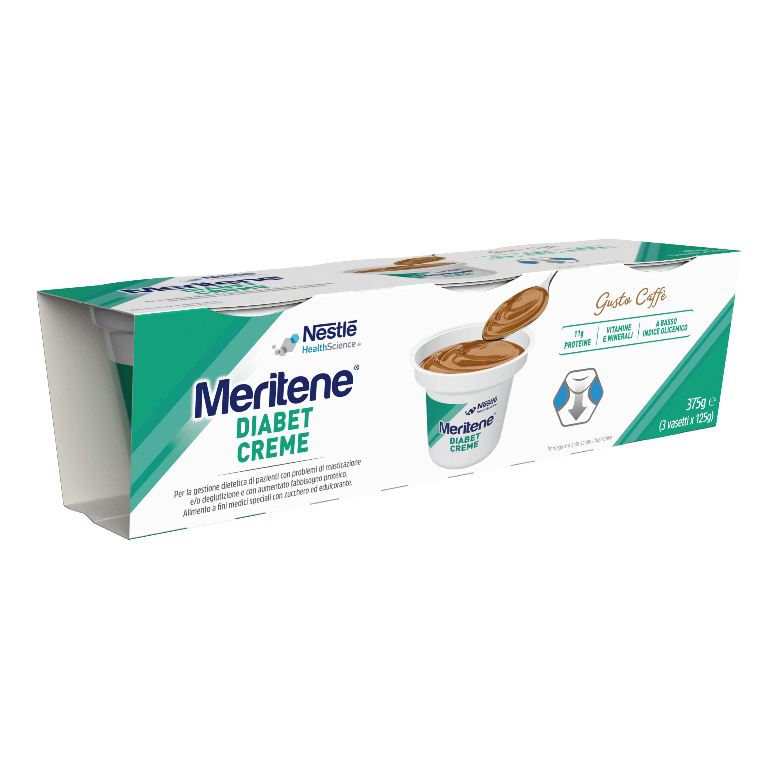 Meritene diabet creme caffe 039 3 x 125 g