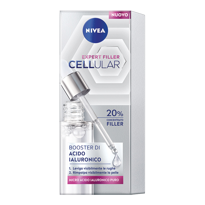 NIVEA - Cellular Filler Booster di Acido Ialuronico - Essenza anti età 30 ml