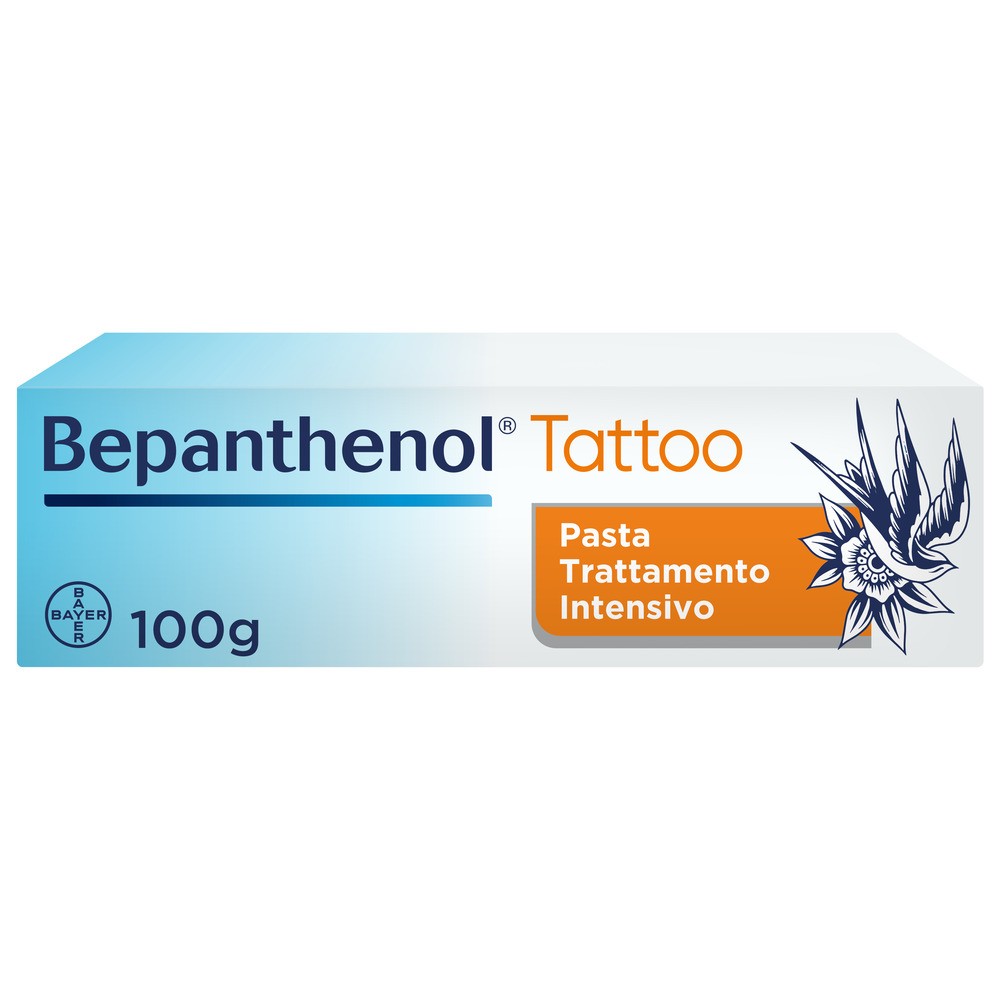 Bepanthenol tattoo pasta trattamento intensivo