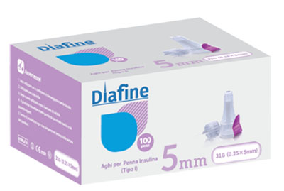 Ago pungidito per insulina diafine 31gx5mm 100 pezzi