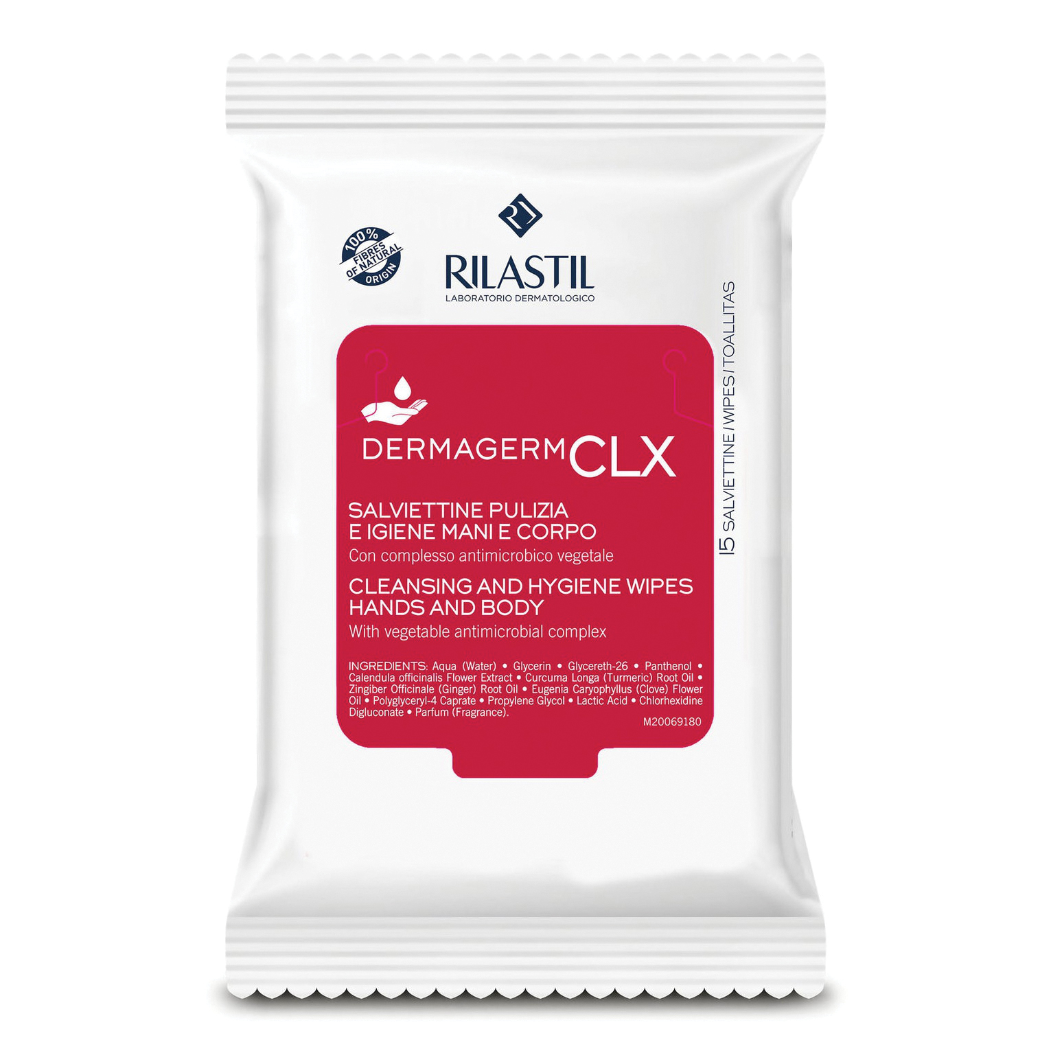 Rilastil dermagerm salviette 15 pezzi