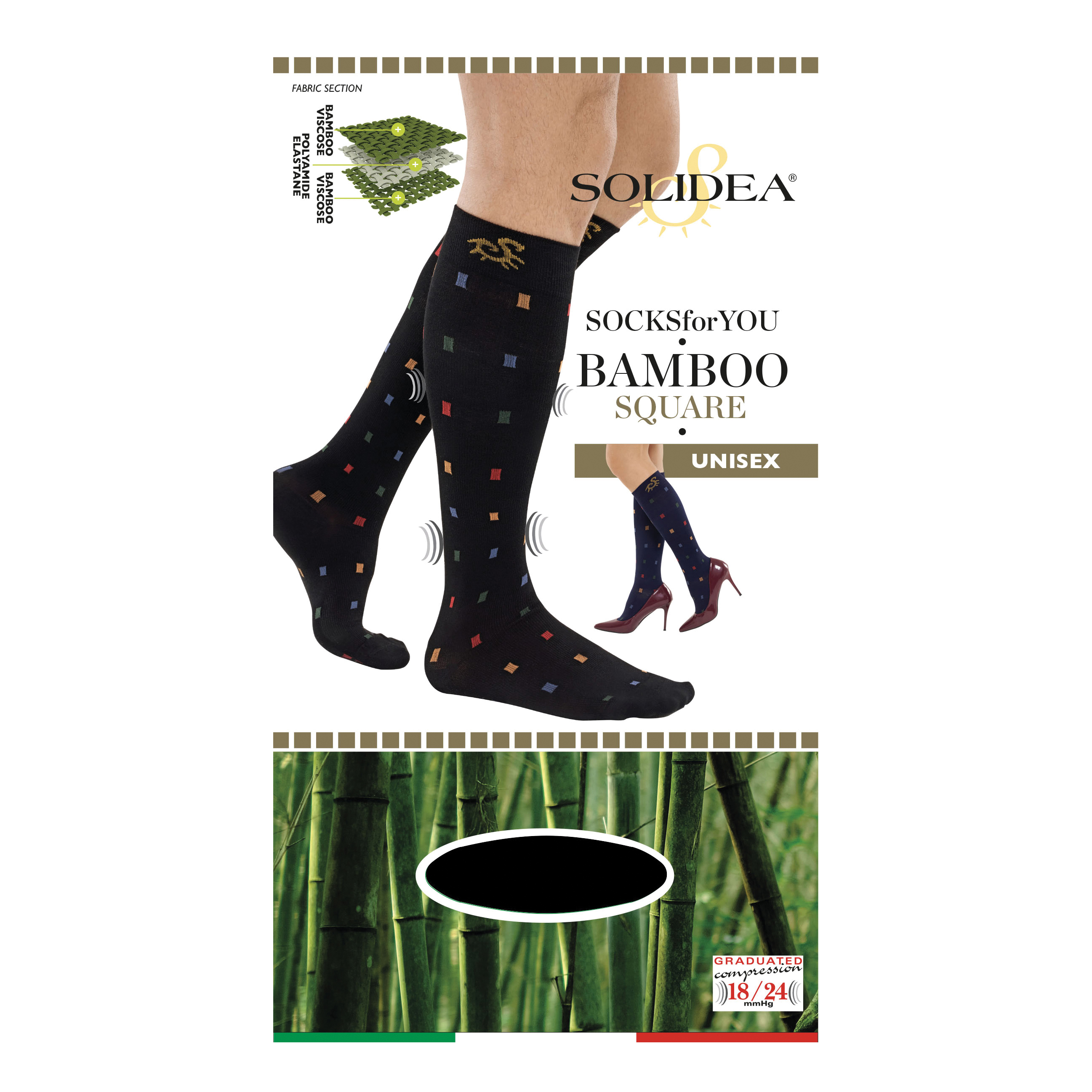 Socks for you bamboo square blu navy m
