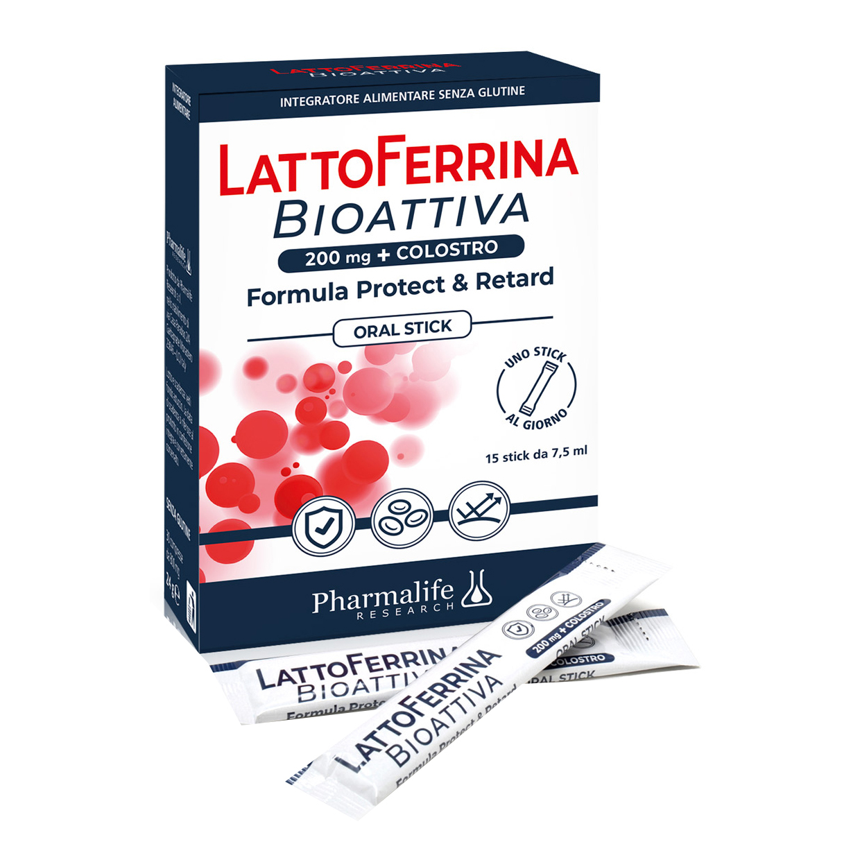 Lattoferrina bioattiva 15 stick 7,5 ml