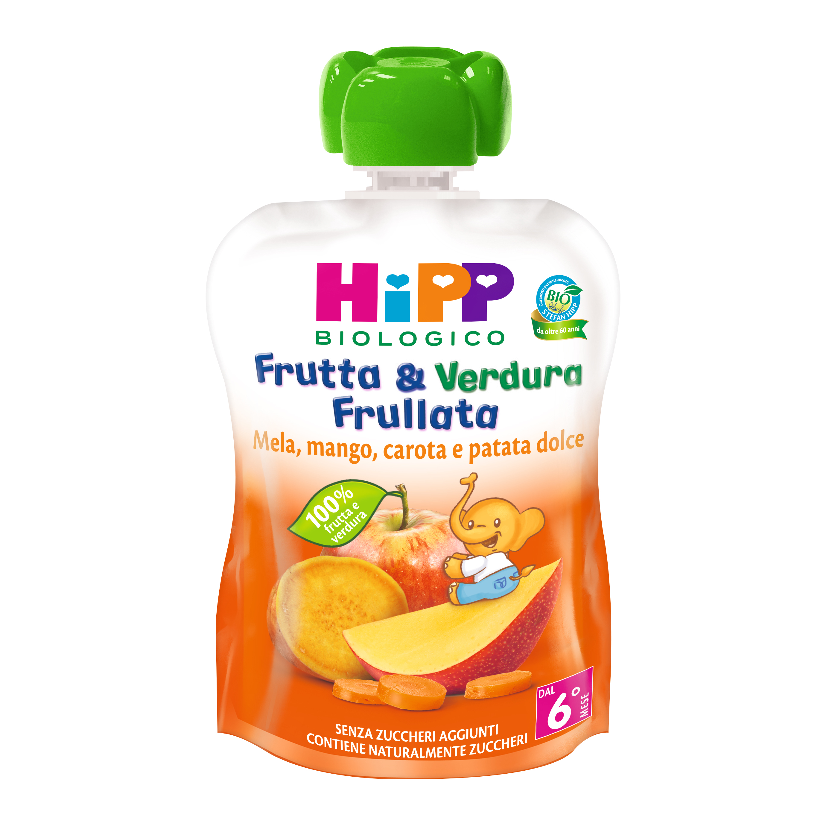 Hipp bio frutta &amp; verdura carota mango banana 90 g
