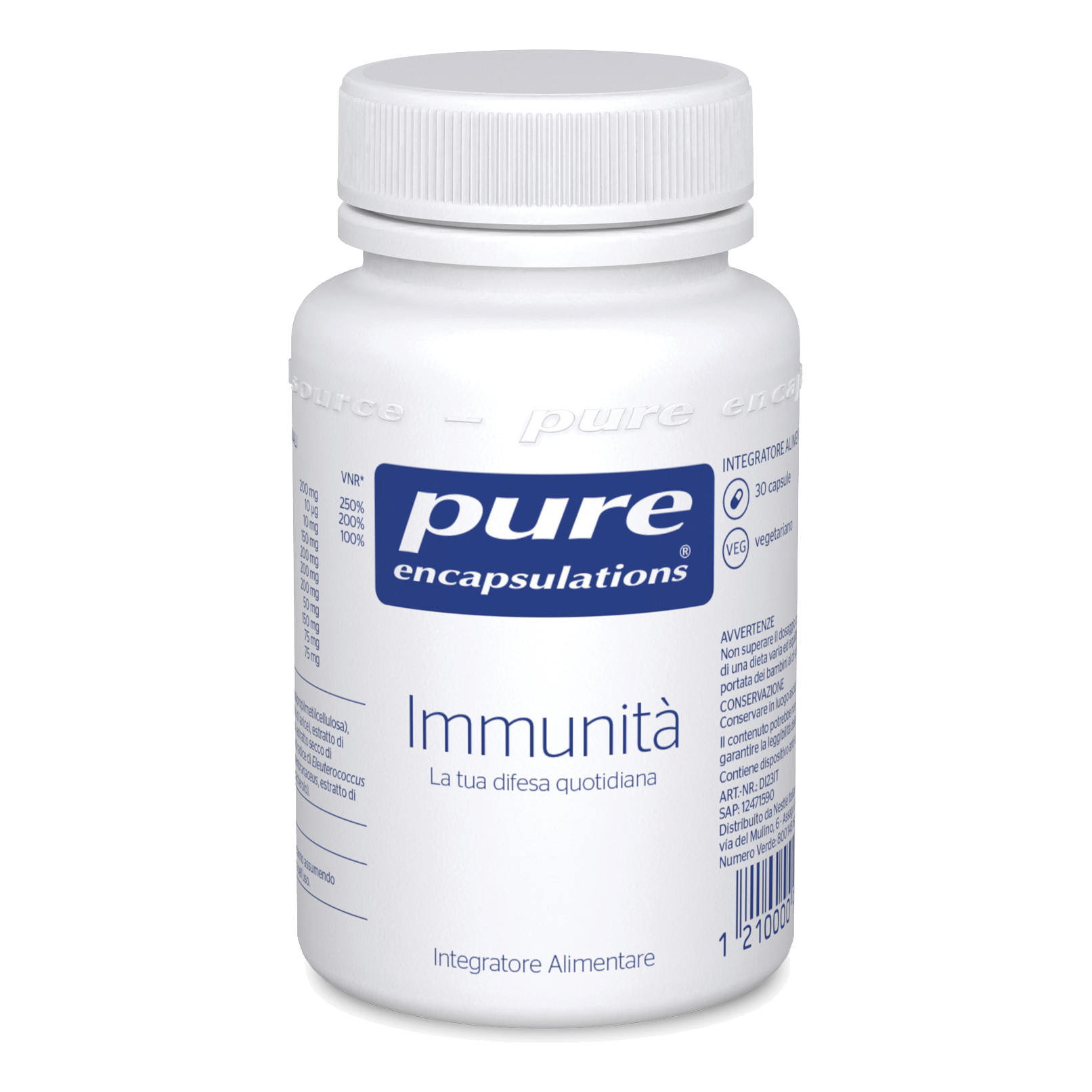 Pure encapsulations immunita' 30 capsule
