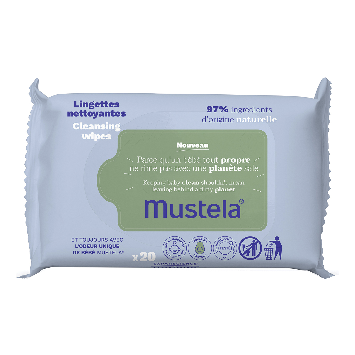 Mustela salviettine multiuso 25 pezzi 2020