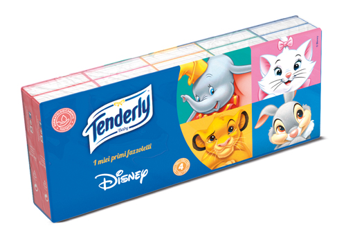 Tenderly baby fazzoletti disney stecca 10 pezzi