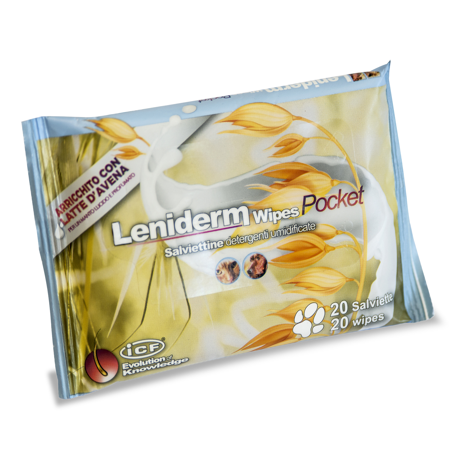 Leniderm Wipes Pocket 20 Pezzi