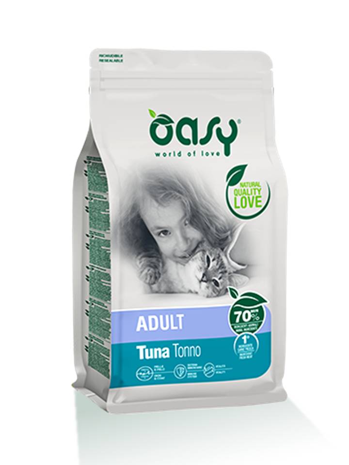 Oasy Gatto Lifestage Adulto Tonno 300 Gr New Pack