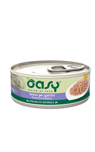 Oasy Gatto Specialita' Naturali In Lattina Kitten Tonno 150 Gr