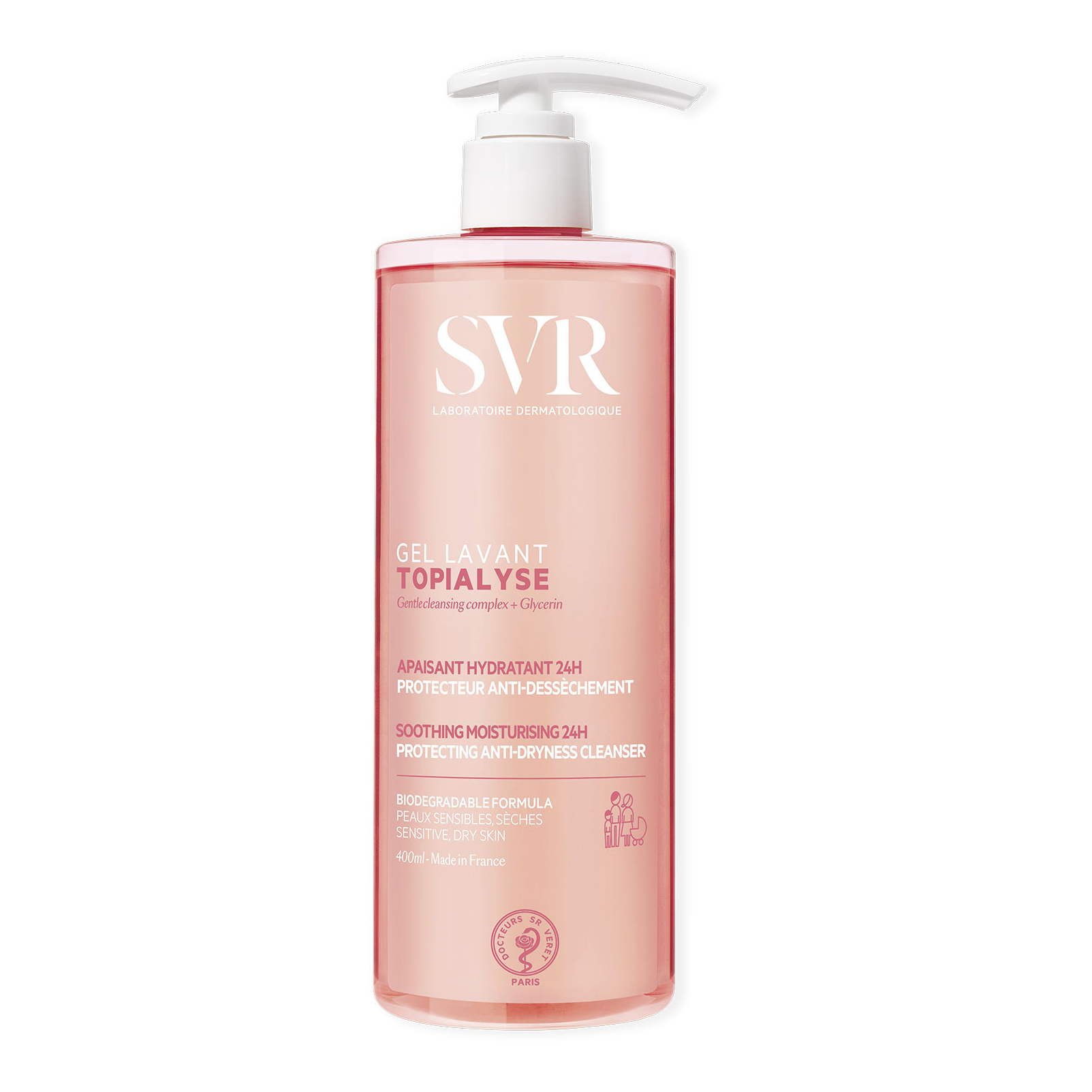 TOPIALYSE GEL LAVANT 400 ML NUOVA FORMULA