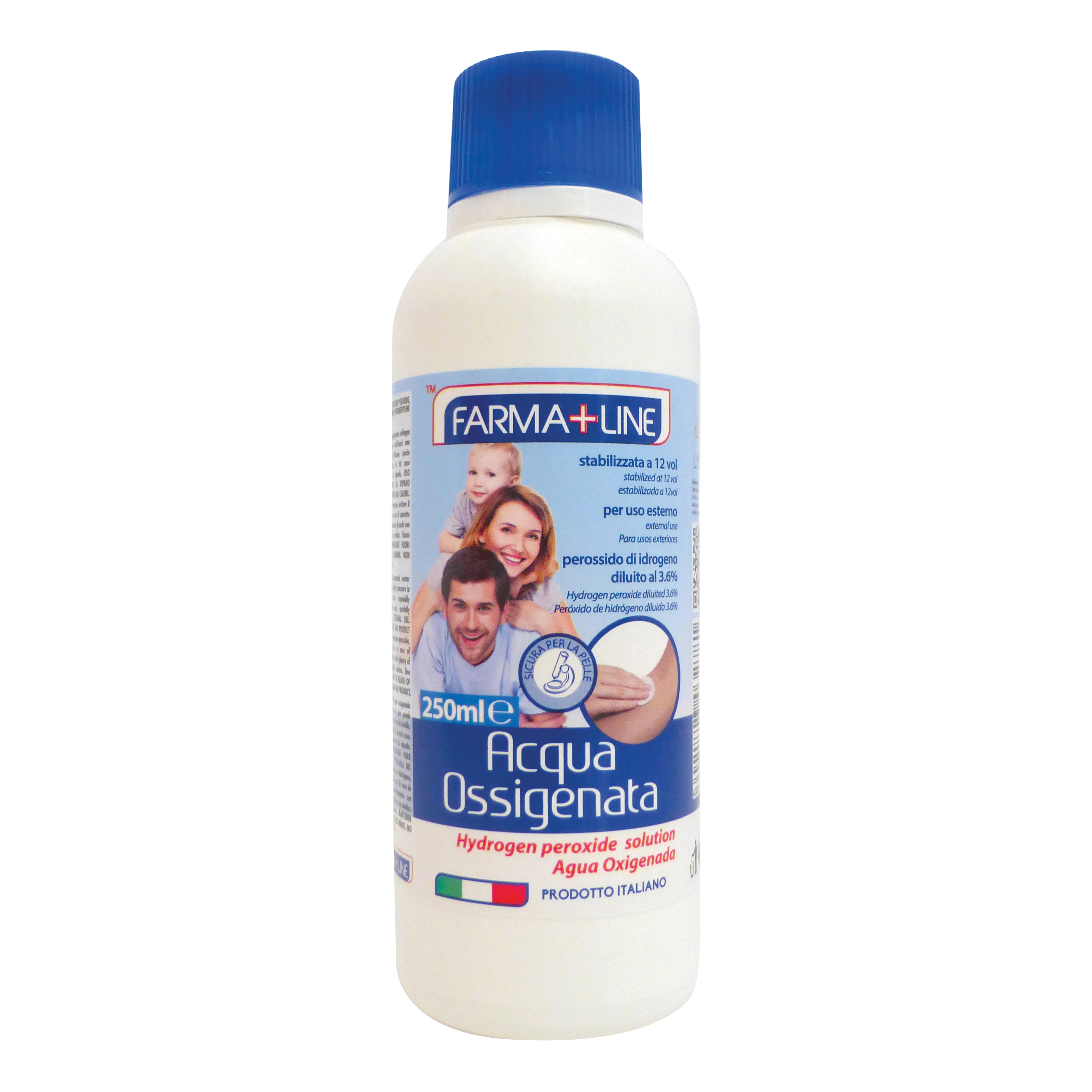 Farmaline acqua ossigenata 12 volumi 250 ml