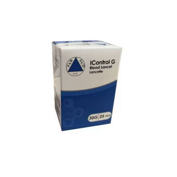 Lancette pungidito icontrol g mini safety lancets gauge 30 25 pezzi