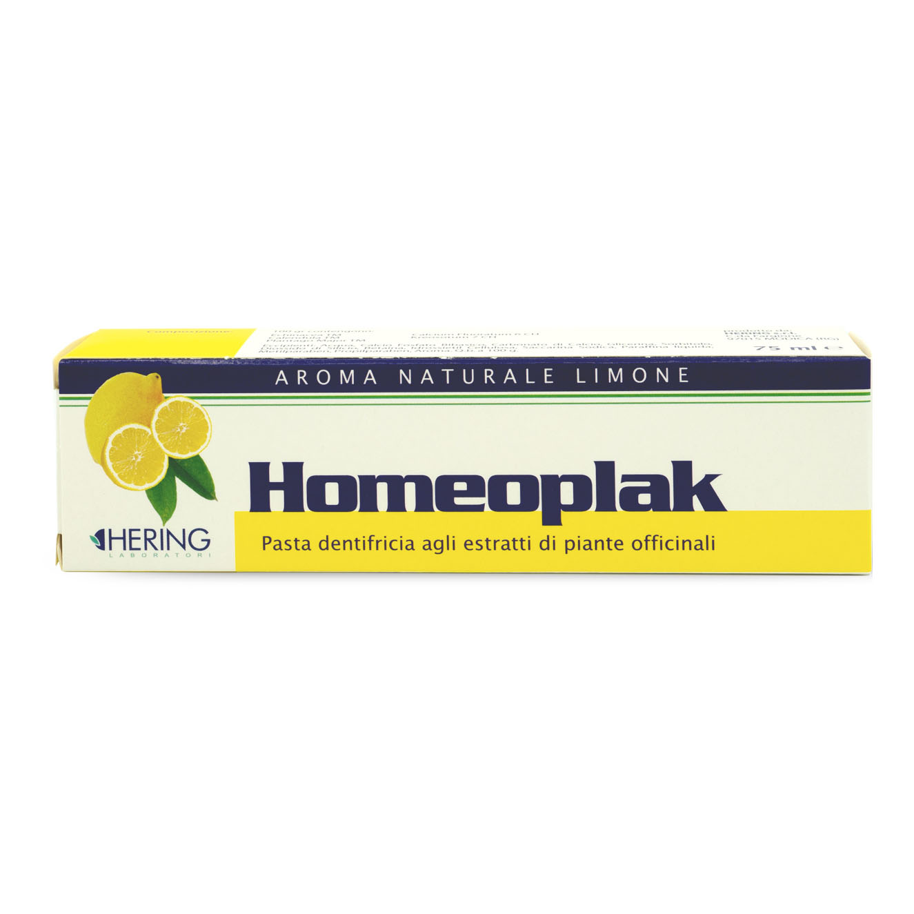 Homeoplak dentifricio limone 75 ml