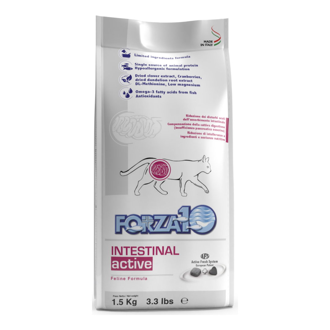 Forza 10 active intestinal cat/adult pesce dry 1,5 kg