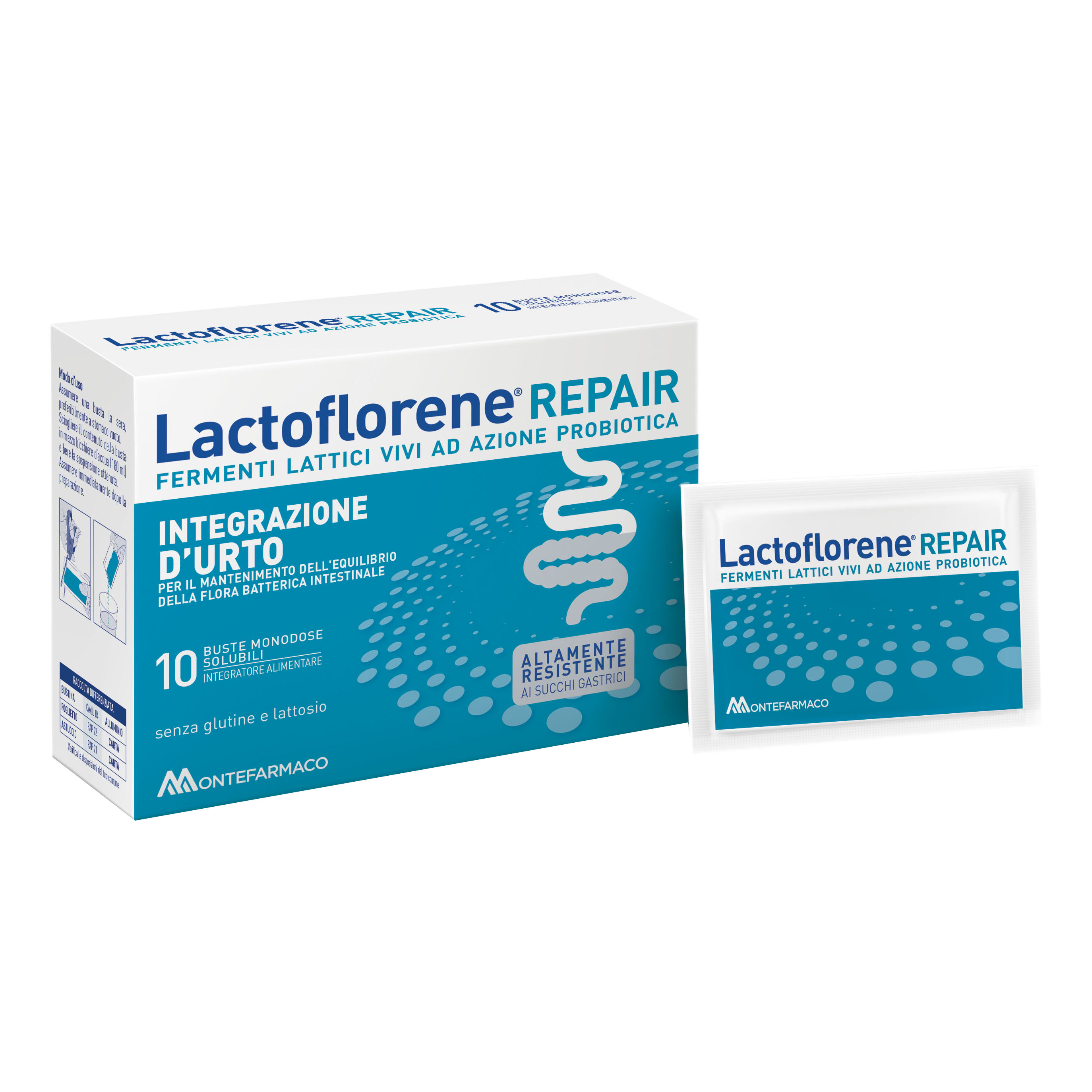 Lactoflorene Repair IBS Integratore di Fermenti Lattici 10 Bustine