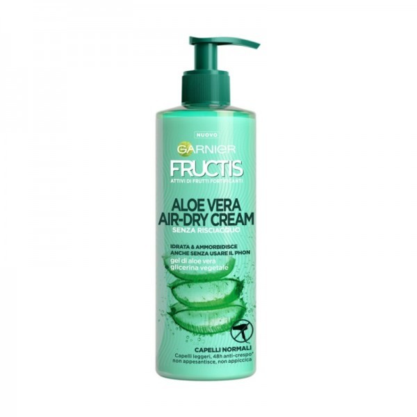 Garnier fructis aloe vera air dry cream glicerina vegetale 400 ml