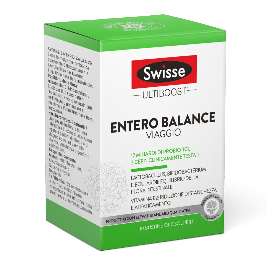 Swisse entero balance viaggio 10 bustine