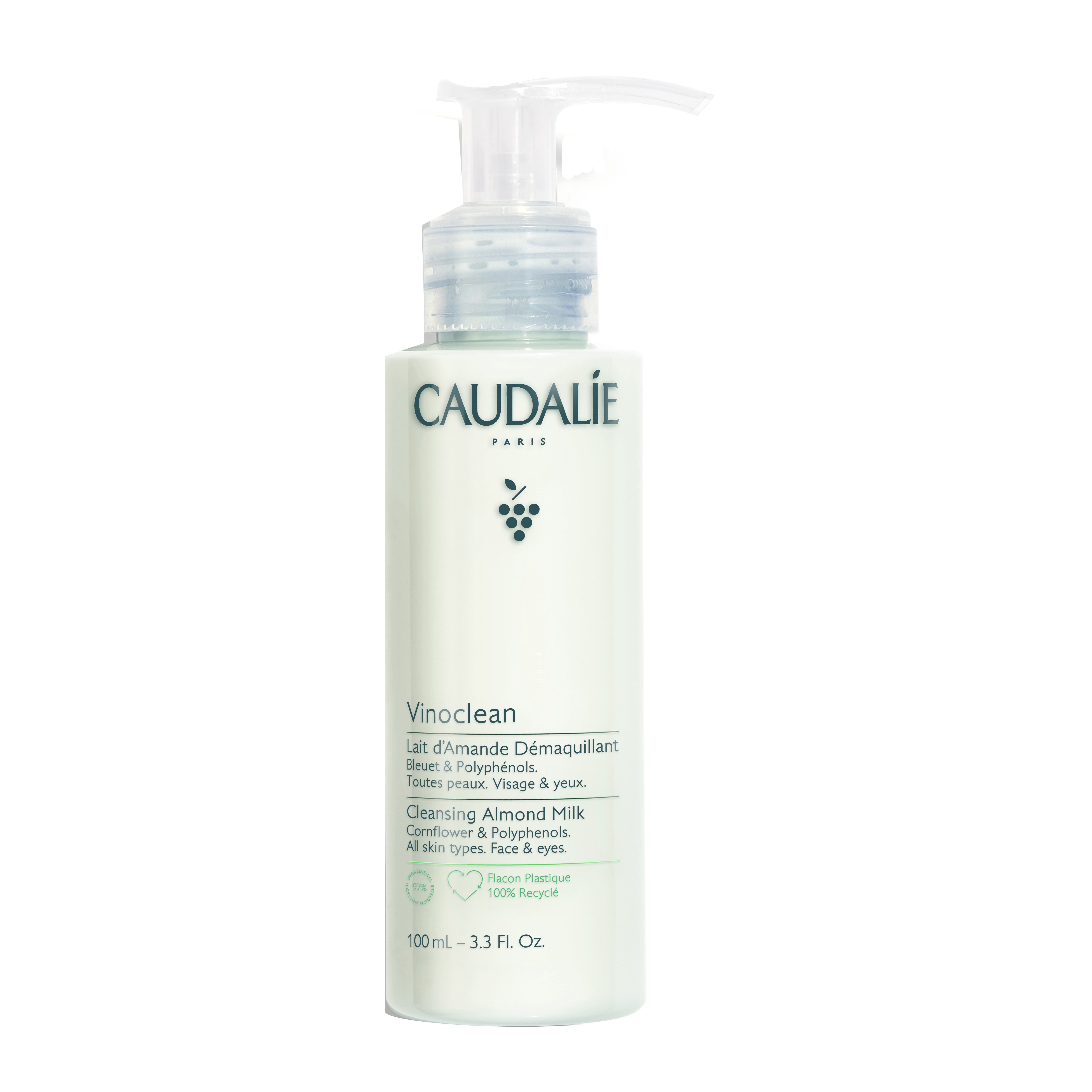 Caudalie vinoclean latte di mandorla struccante 100 ml
