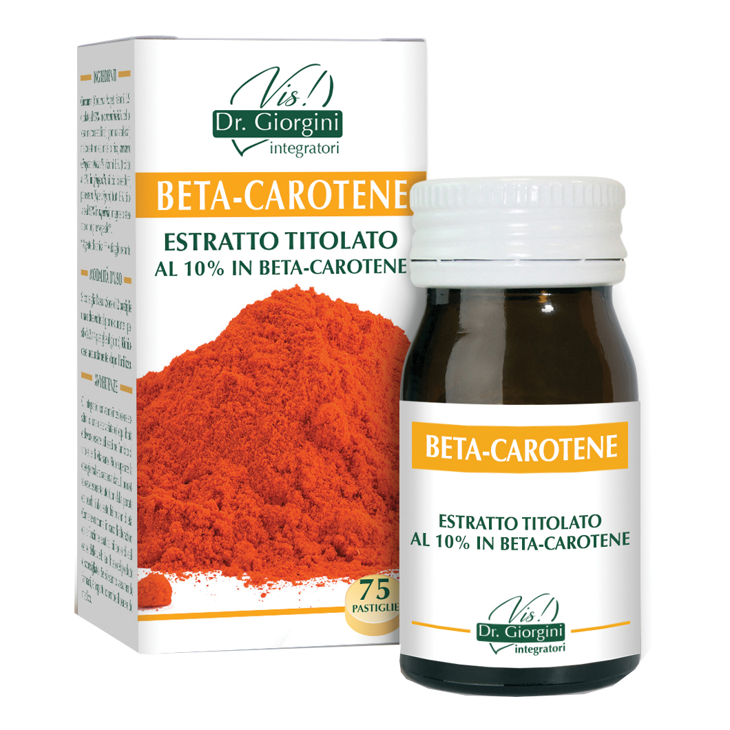 Beta-carotene estratto titolato 75 pastiglie